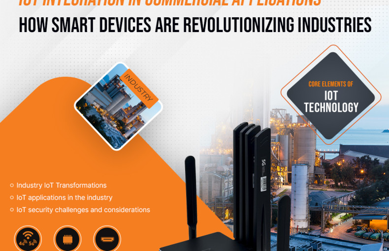 IOT INTEGRATION IN COMMERCIAL APPLICATIONS: HOW SMART DEVICES ARE REVOLUTIONIZING INDUSTRIES